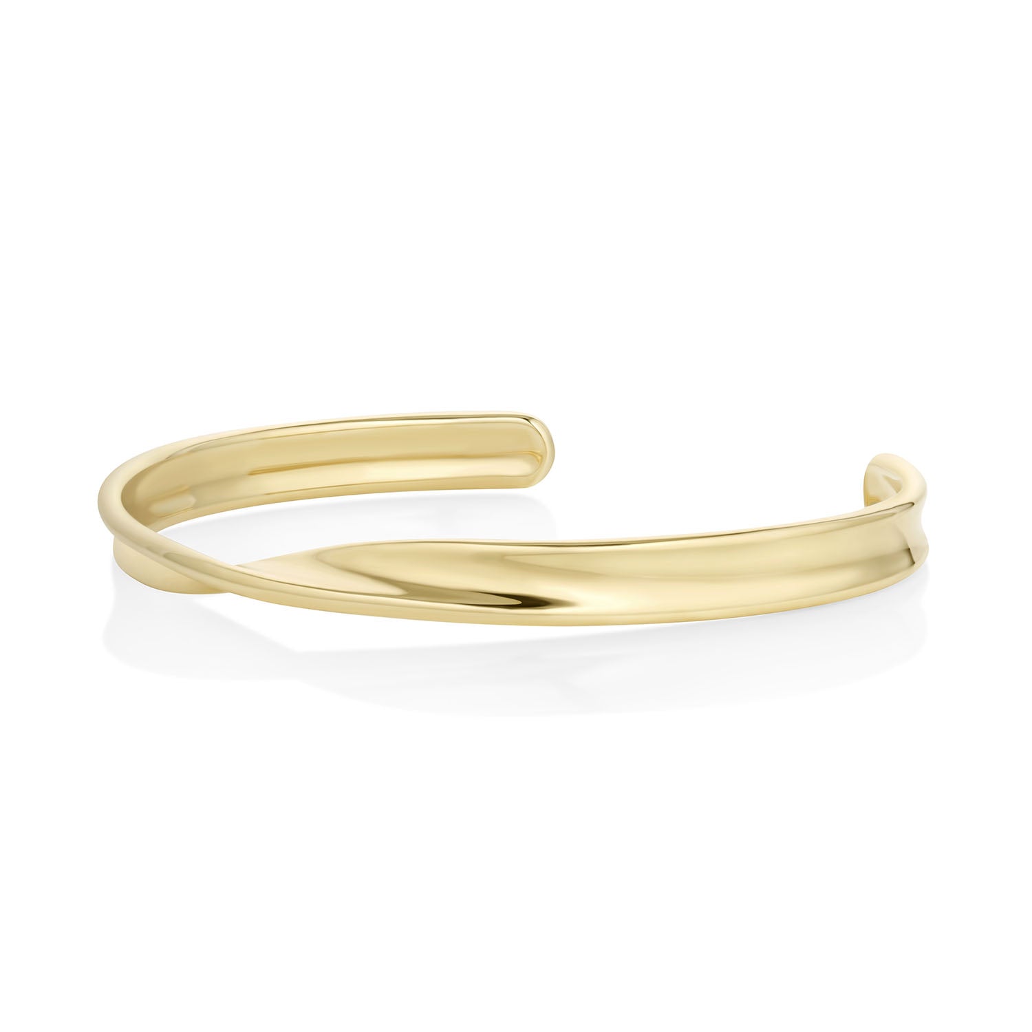 Mini Everyday Twist Link Cuff side view