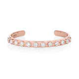 Little White Diamond Cuff [Rose Gold]