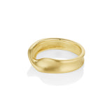 Everyday Twist Ring [14k yellow gold side view]