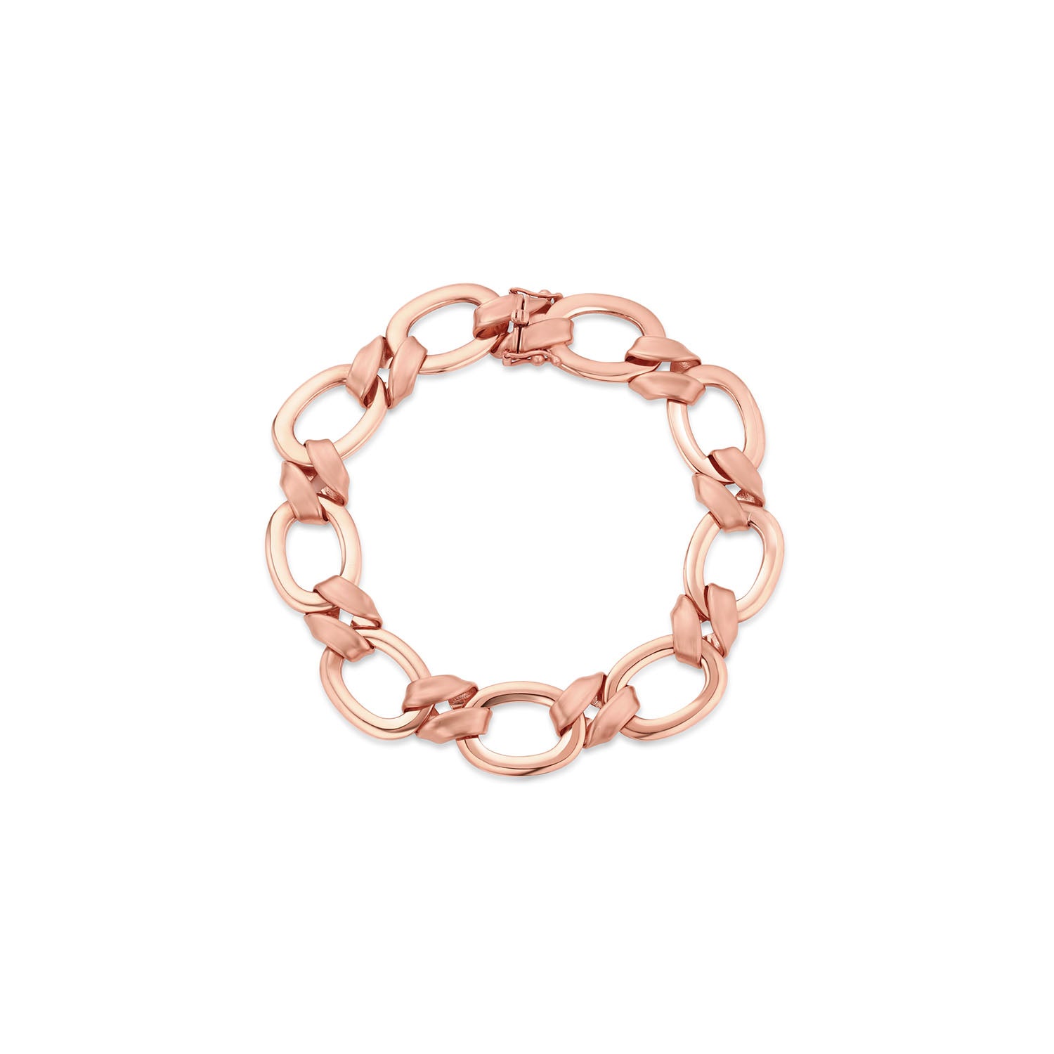 Twist Link Bracelet [14k rose gold]