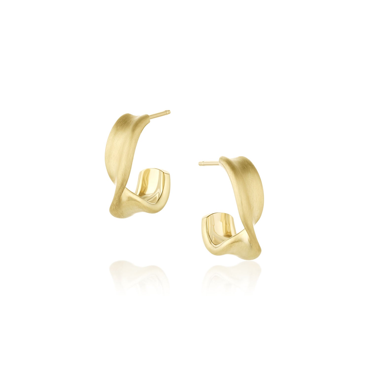 Everyday Twist Hoops [14k yellow gold]