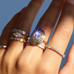 1.26ct Diamond In-Orbit Ring [on hand]