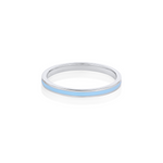 Something Blue Enamel Band [White Gold]