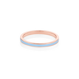 Something Blue Enamel Band [Rose Gold]