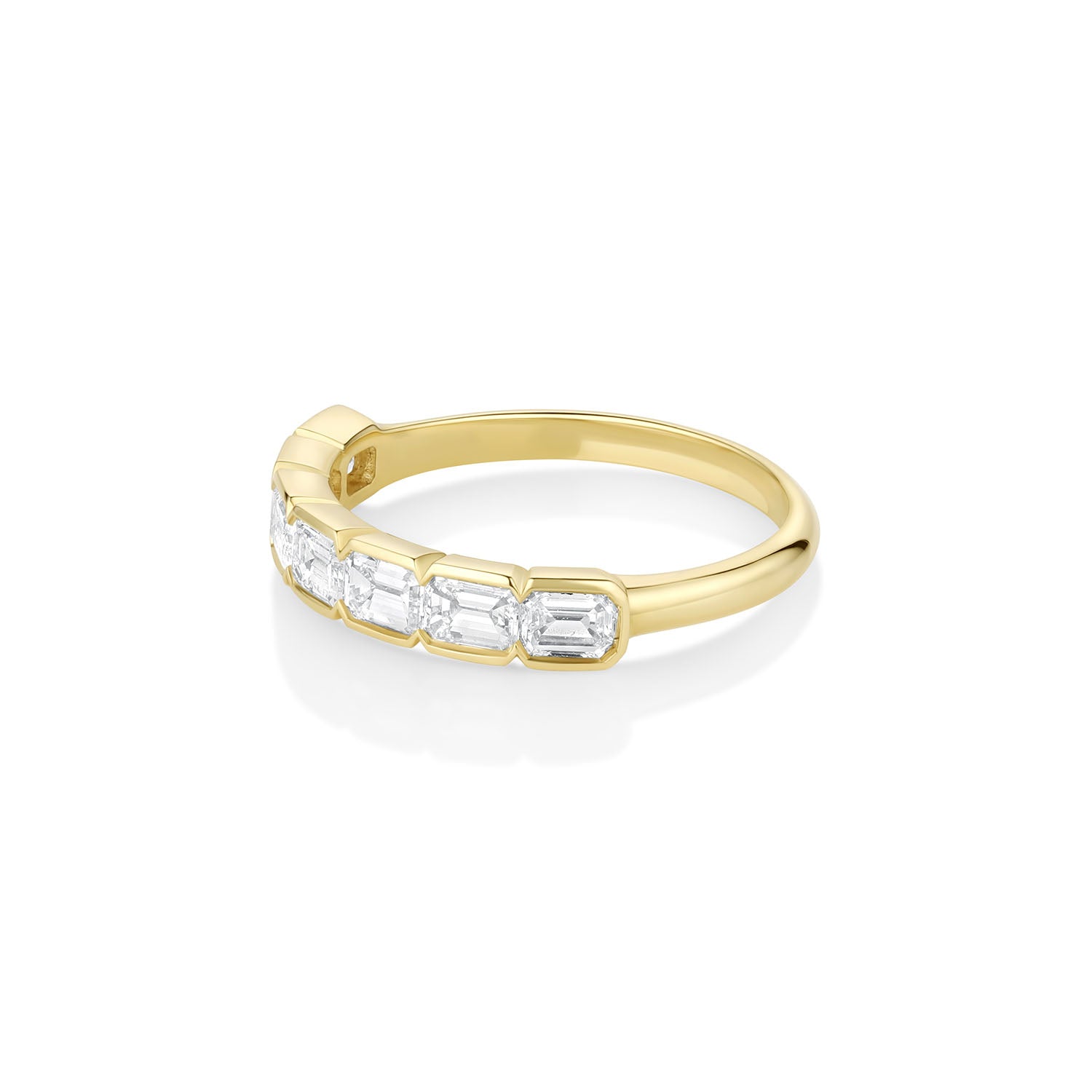 The Harley Ring Side View [Yellow Gold]