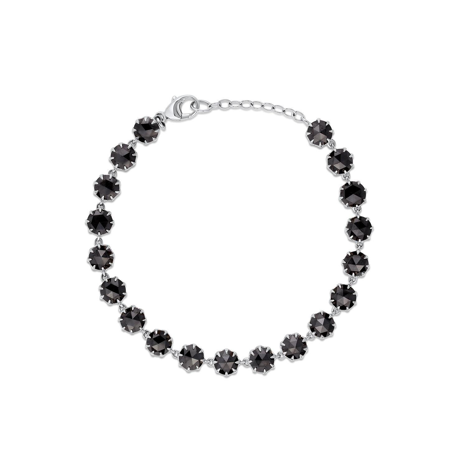 Thorn Black Diamond Tennis Bracelet - Marrow Fine