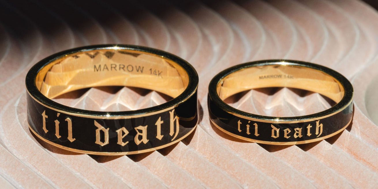 til death rings side by side