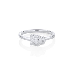 White Diamond Cheetah Ring [White Gold]