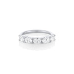 White Diamond East/West Liv Band [White Gold]