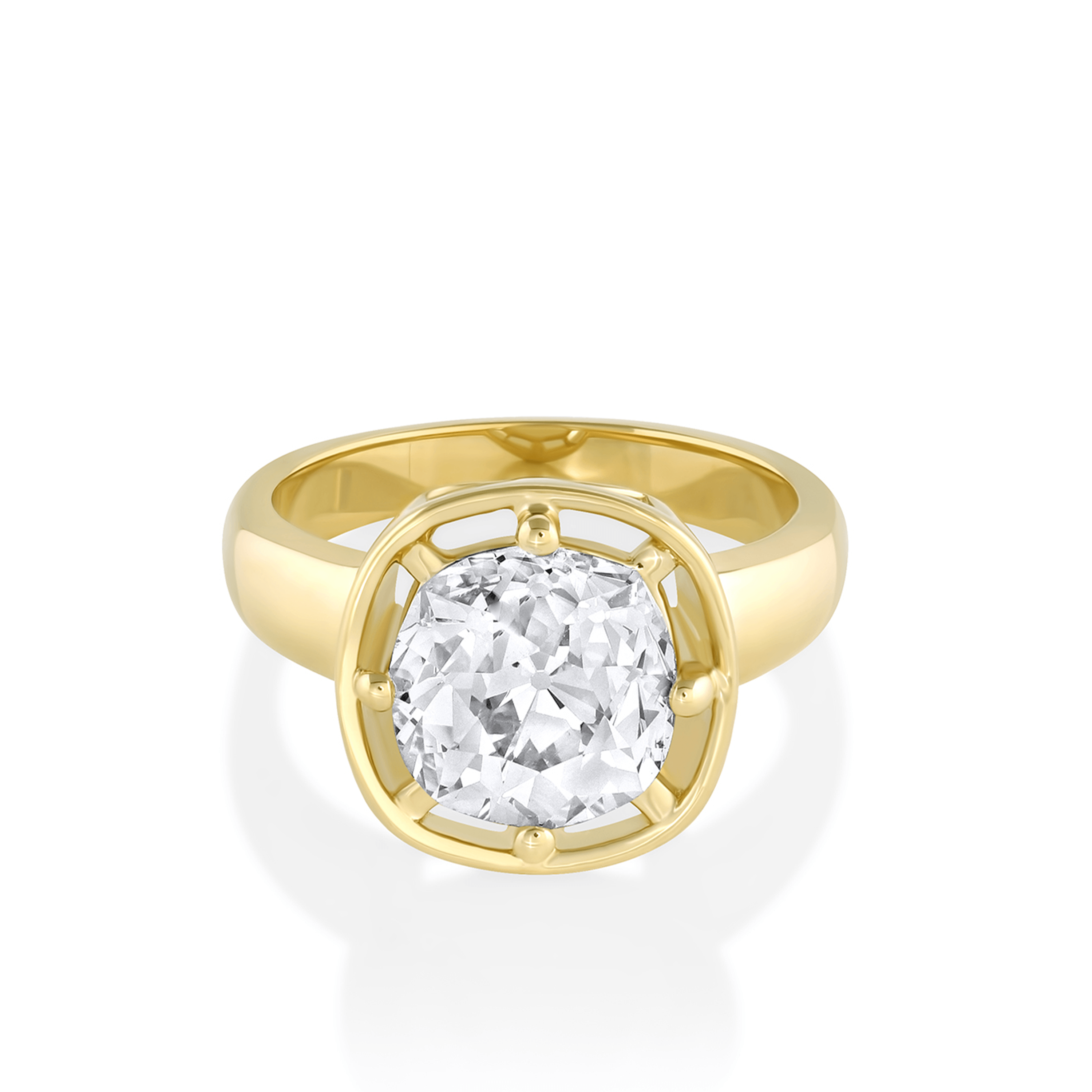 Marrrow Fine Jewelry Old Mine Cut Georgia Ring [Yellow Gold]