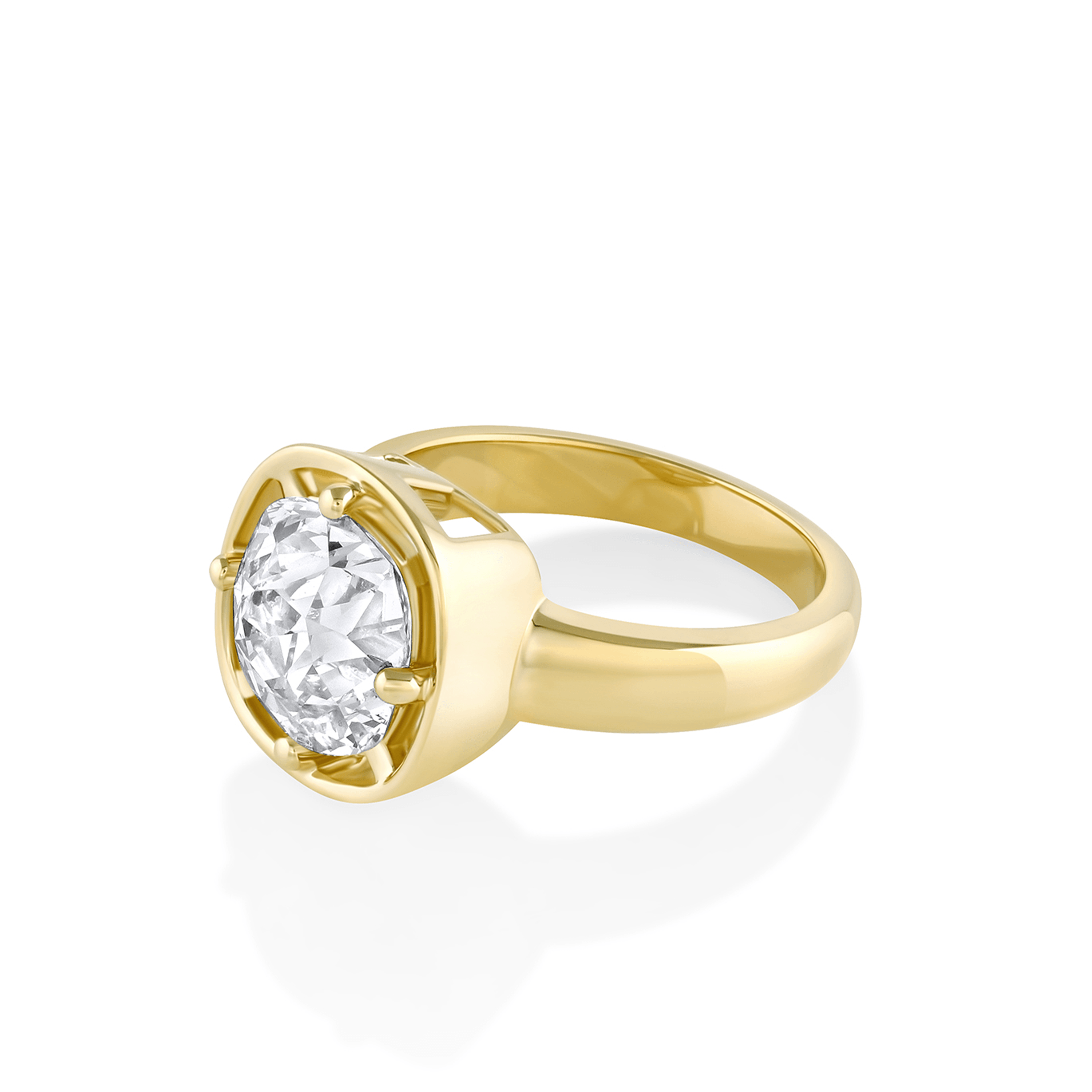 Marrrow Fine Jewelry Old Mine Cut Georgia Ring [Yellow Gold]