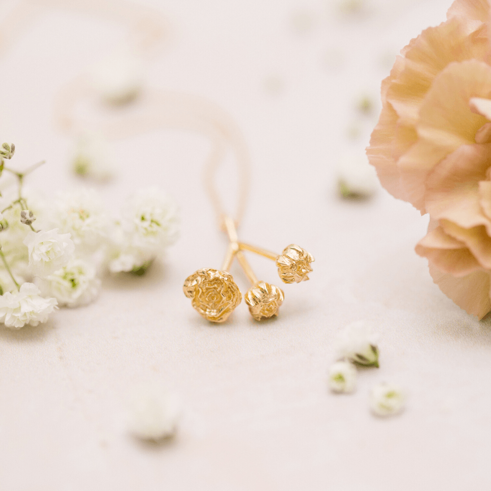 Baby's Breath Cluster Necklace - Marrow Fine