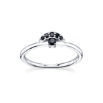 Marrow Fine Jewelry Black Diamond Stacking Ring [White Gold]