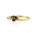 Marrow Fine Jewelry Black Diamond Stacking Ring [Yellow Gold]