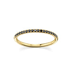 Marrow Fine Jewelry Black Diamond Half Eternity Pavé Band [Yellow Gold]