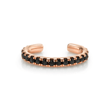 Marrow Fine Jewelry Black Diamond Pavé Ear Cuff [Rose Gold]