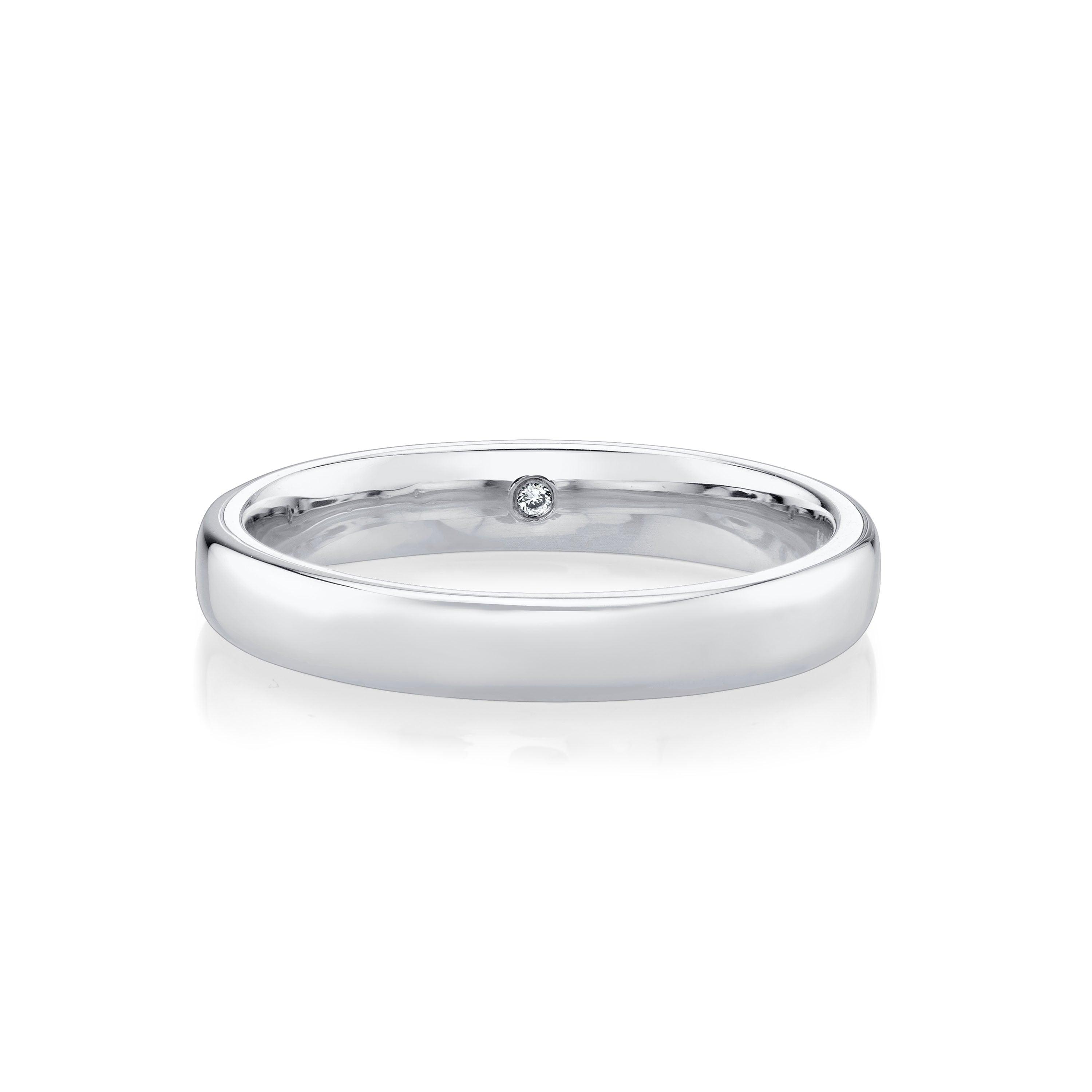 Marrow Fine Jewelry Classic Men’s Band [White Gold]