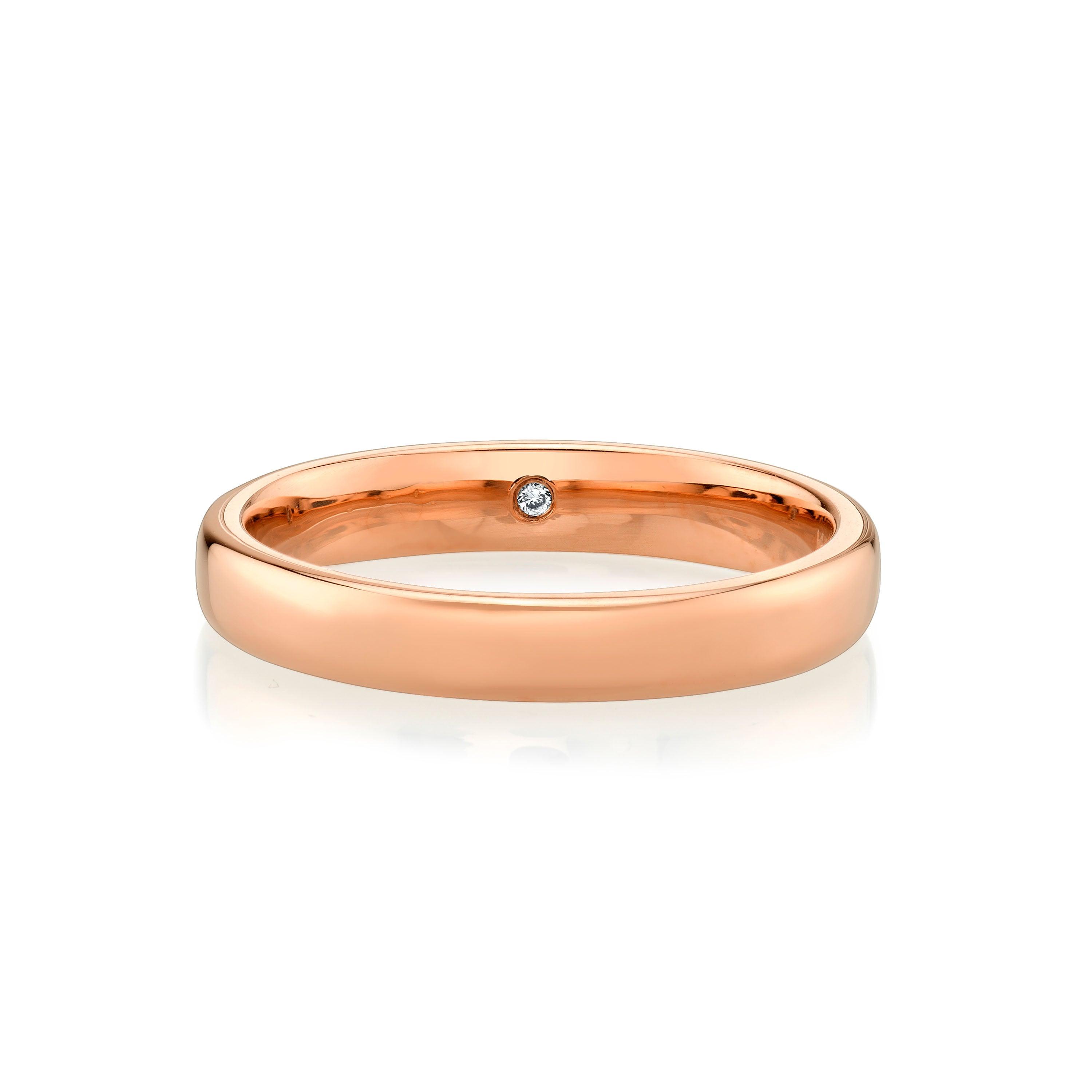 Marrow Fine Jewelry Classic Men’s Band [Rose Gold]