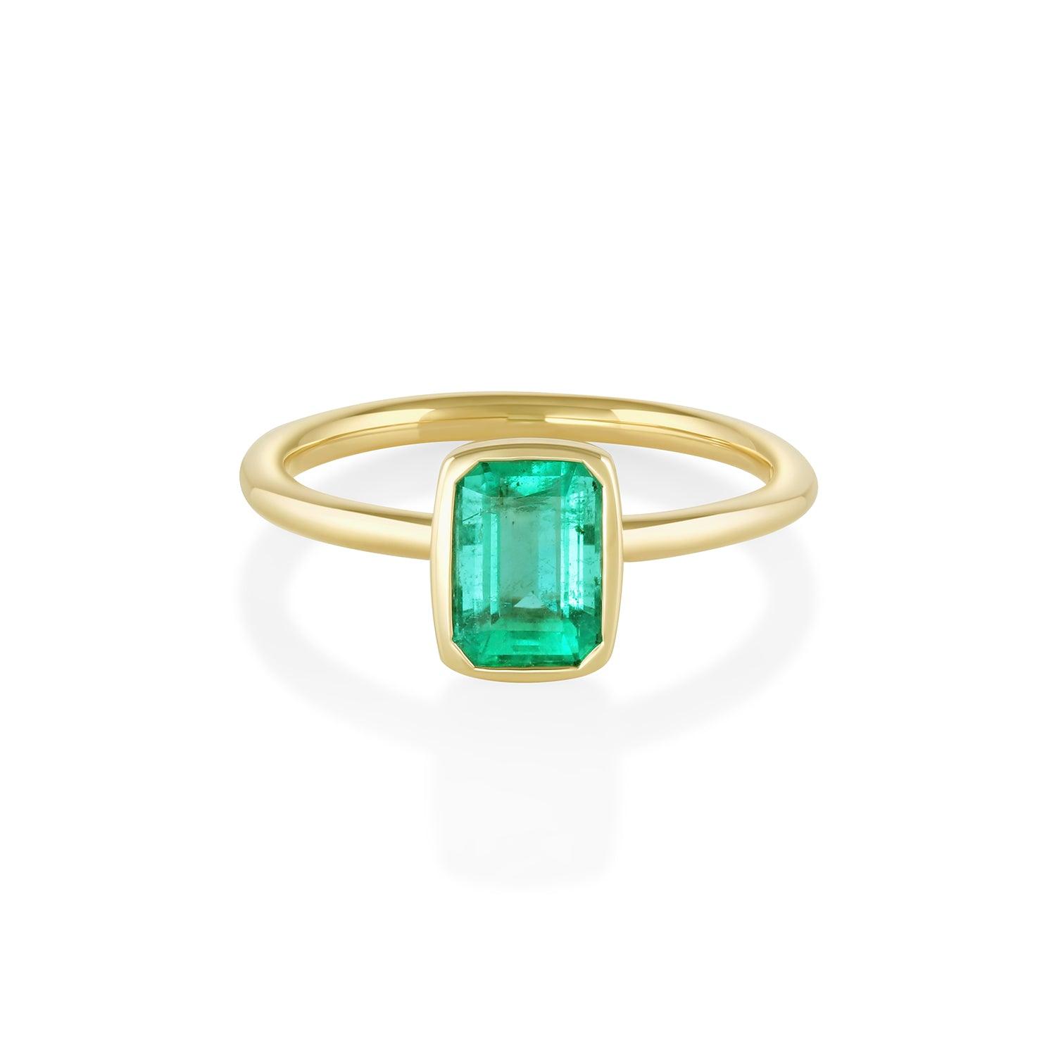 The Mini Roxy Engagement Ring North-South - Marrow Fine