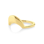 Marrow Fine Jewelry Arched Gold Stacking Band [Yellow Gold]