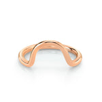 Marrow Fine Jewelry Wide Arch Stacking Ring [Rose Gold]