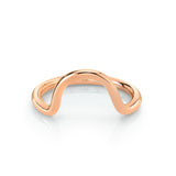 Marrow Fine Jewelry Wide Arch Stacking Ring [Rose Gold]