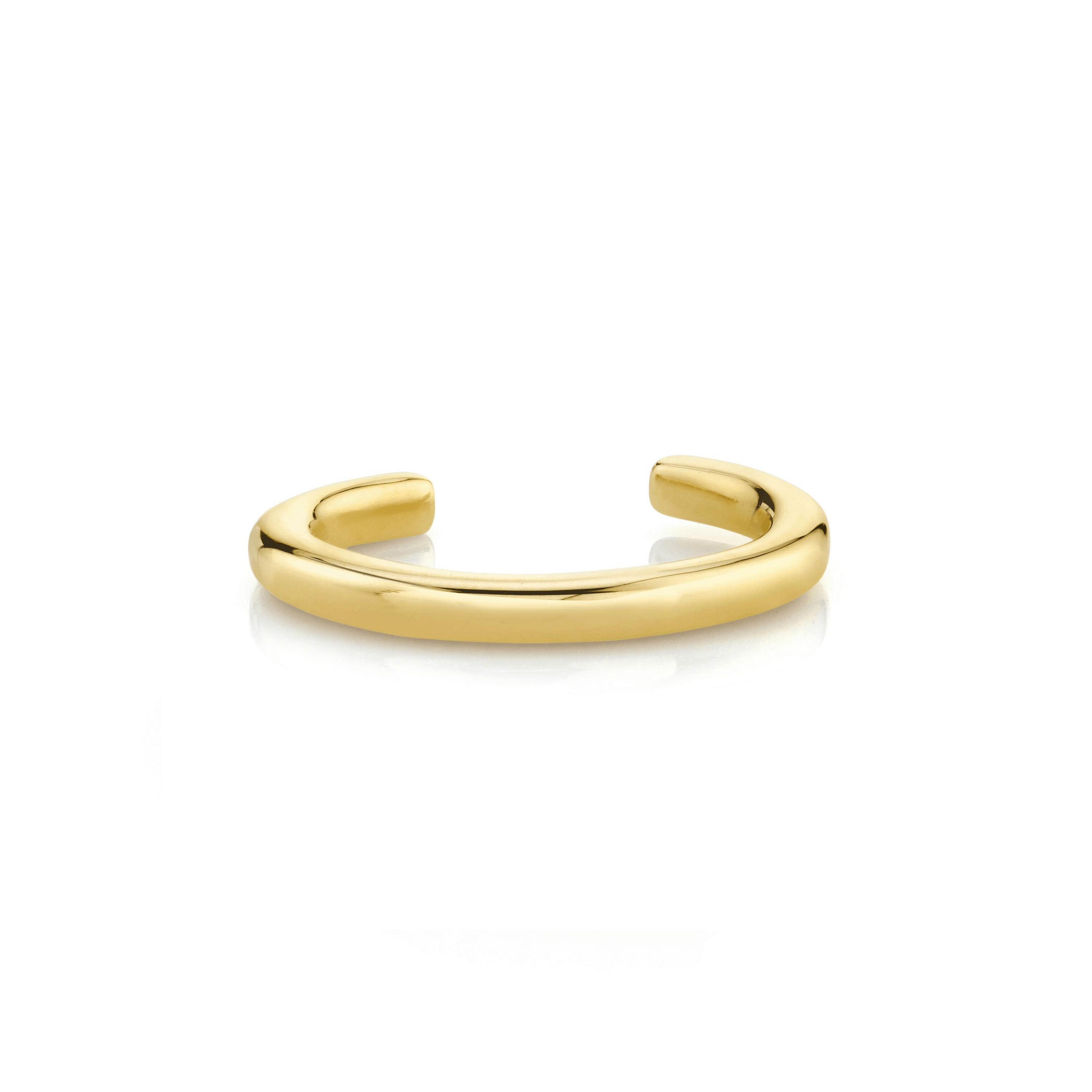 Marrow Fine Jewelry Dainty Thin Ear Cuff [Yellow Gold]