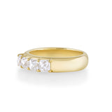 Marrow Fine Jewelry French Cut White Diamond Band [Yellow Gold]