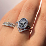 Forget Me Not Cameo Ring - Marrow Fine