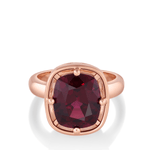 Marrow Fine Jewelry Garnet Georgia Ring [Rose Gold]