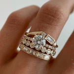 The Frankie Pavé Engagement Ring - Marrow Fine