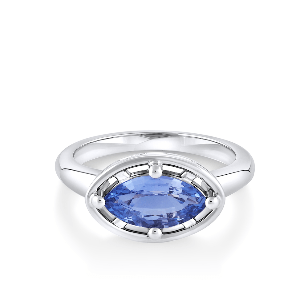 Marquise on sale sapphire ring