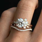 The Amelia Round Cluster Engagement Ring - Marrow Fine