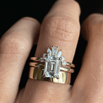 The Annette Emerald Cut Engagement Ring - Marrow Fine