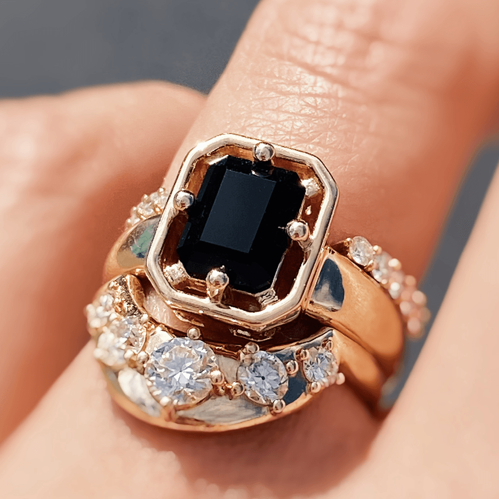 Black Onyx Georgia Ring - Marrow Fine