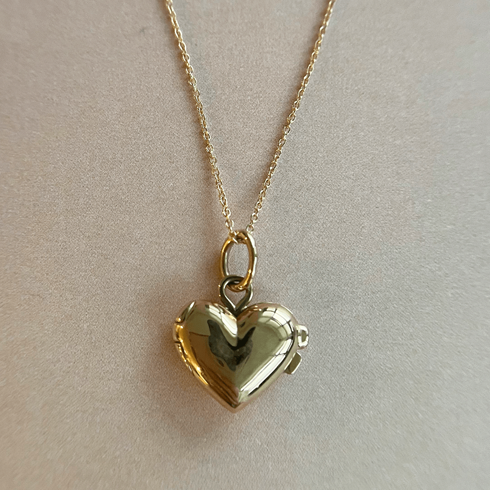 Chunky Heart Locket - Marrow Fine