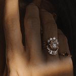 Marrow Fine Jewelry Vintage-Inspired White Diamond Engagement Ring 