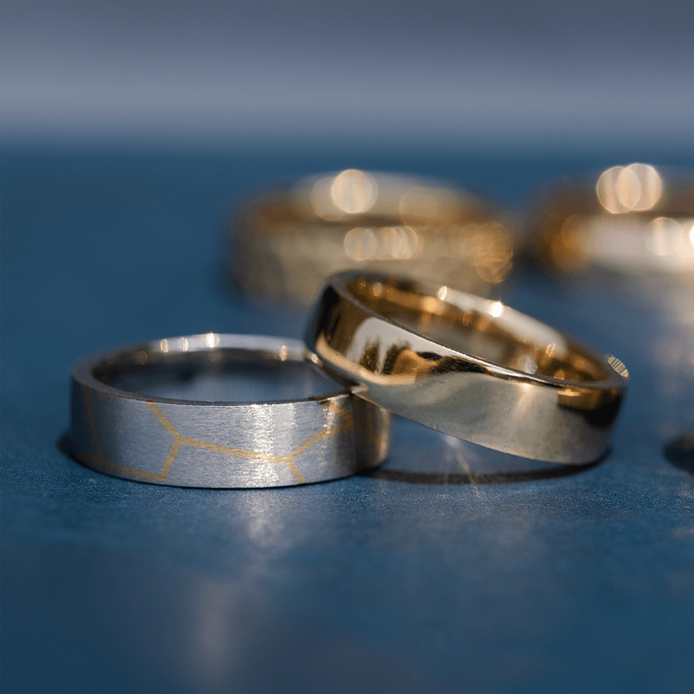 Unique men's wedding bands | Wedding Rings for men | Kalyan jewellers