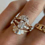 The Quincey Baguette Engagement Ring - Marrow Fine