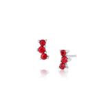 Marrow Fine Jewelry Ruby Orion Studs [White Gold]