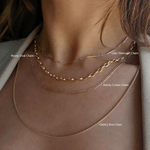 Lilac Diamond Chain Necklace - Marrow Fine