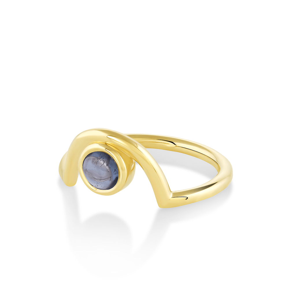 Spinel Cabochon Arch Band - Marrow Fine