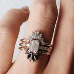 White Diamond Gemma Ballerina Ring - Marrow Fine