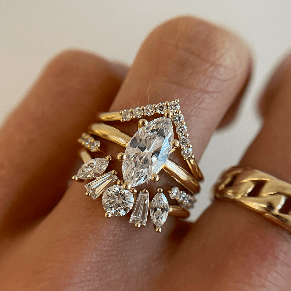 The Maeve Marquise Engagement Ring - Marrow Fine