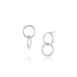 Marrow Fine Jewelry White Diamond Sway Hoops [White Gold]