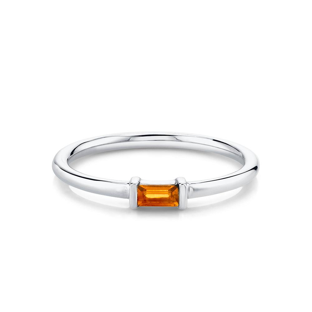 Citrine on sale stackable ring