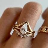 The Lola Pear Solitaire Engagement Ring - Marrow Fine