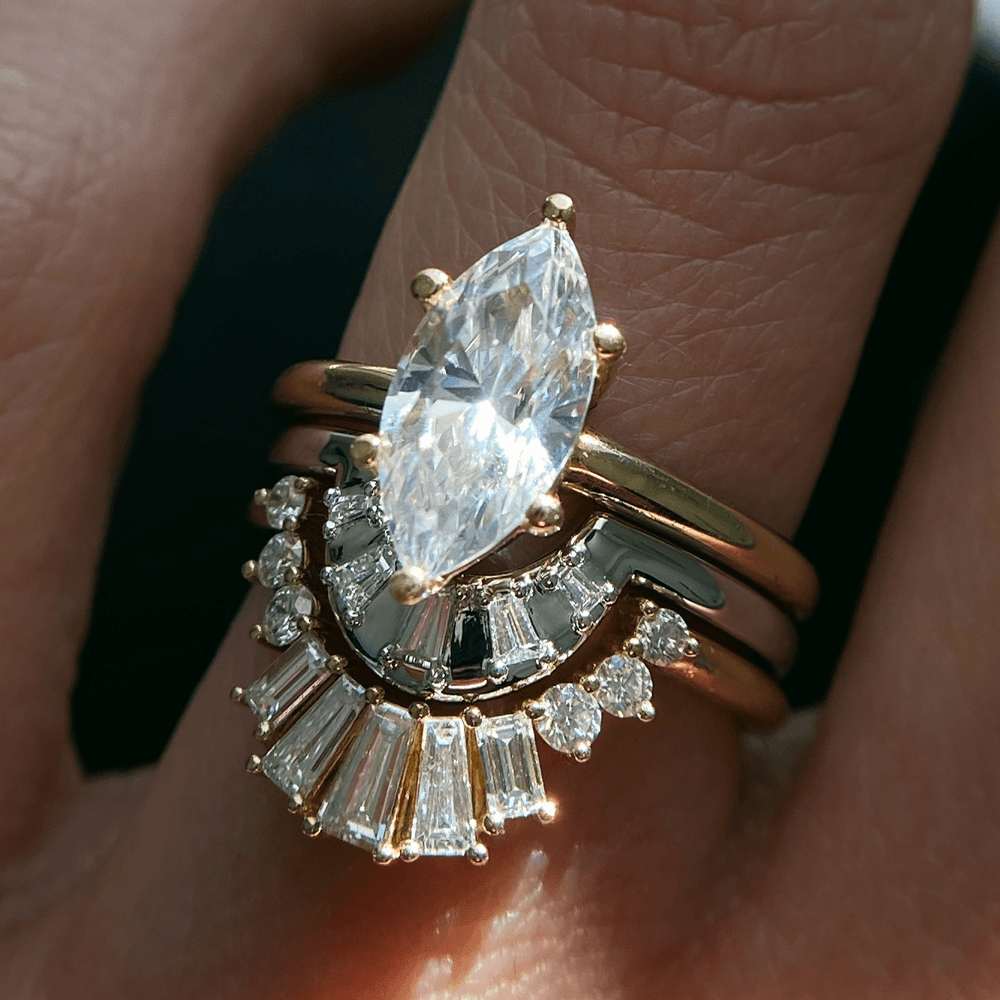 The Maeve Marquise Engagement Ring - Marrow Fine