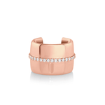 Marrow Fine Jewelry White Diamond Meridian Ear Cuff [Rose Gold]