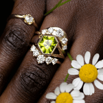 3.46ct Peridot Statement Ring - Marrow Fine